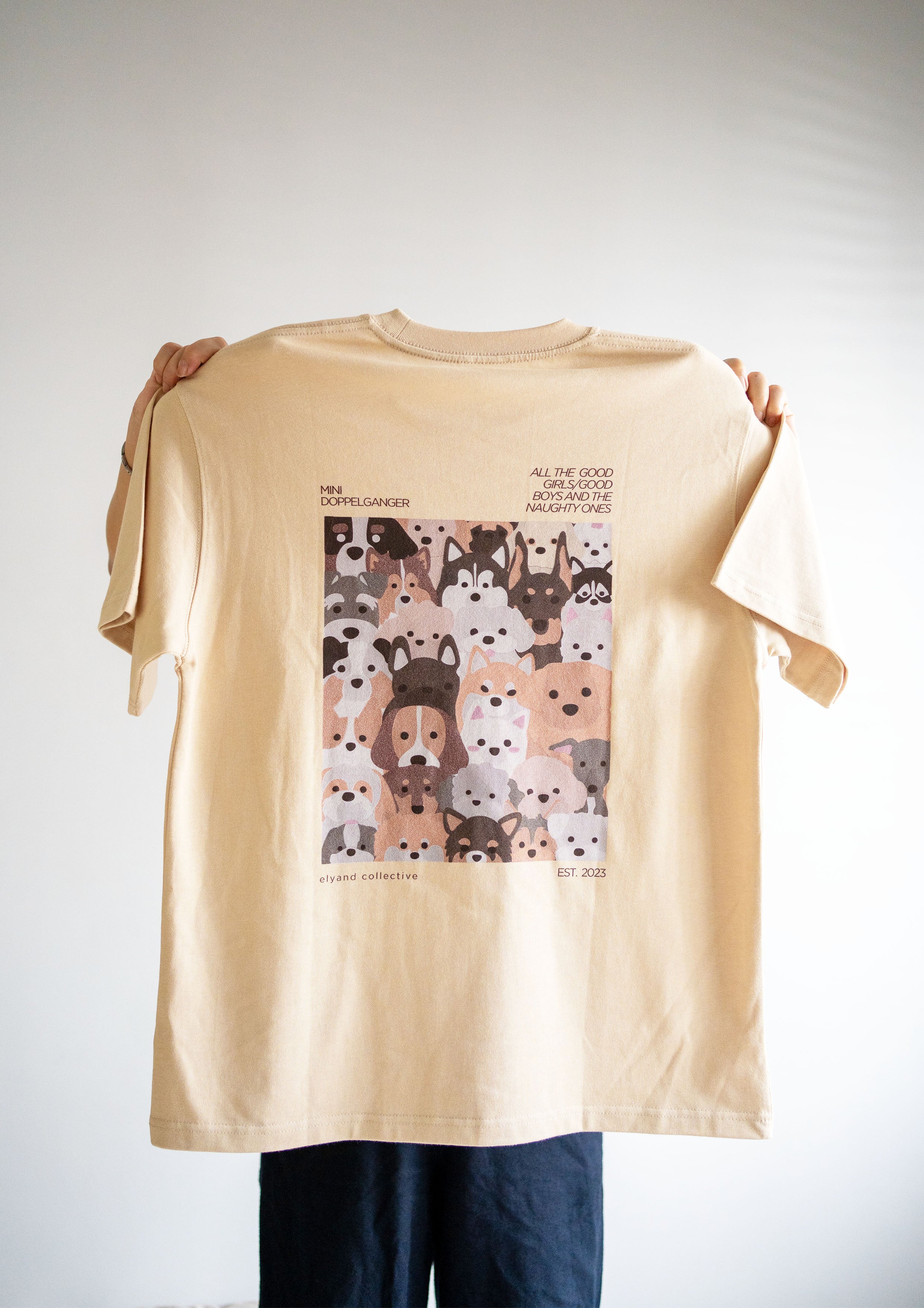 Dog Hair, Don't Care Tee (Beige)