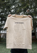 Cat Hair, Everywhere Tee (Beige)