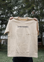 Cat Hair, Everywhere Tee (Beige)