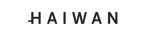 Black 'HAIWAN' logo on a white background